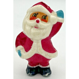 Vintage Christmas Santa Claus Decorative Candle About 4" SKU H43-61